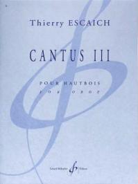 Escaich cantus iii couv